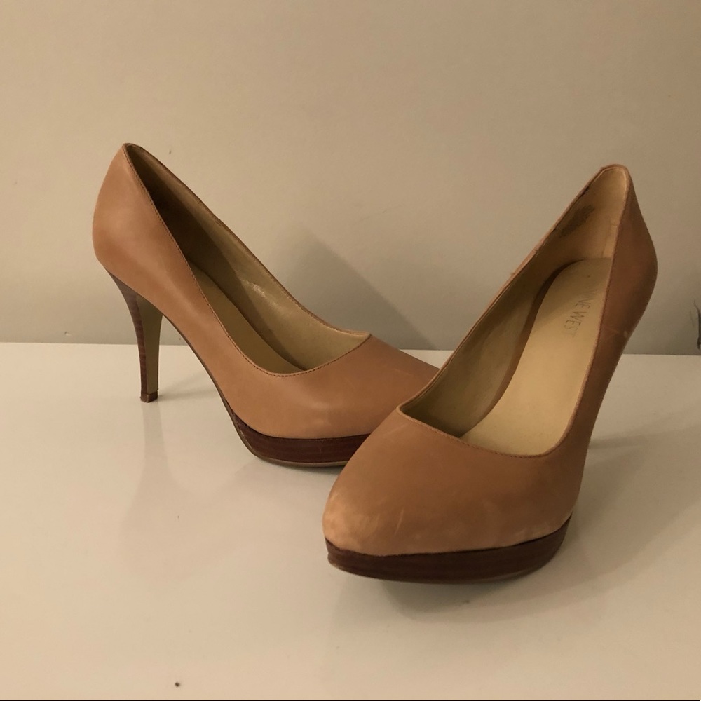 Nine West Nude Heels
